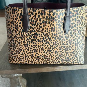 Kate Spade leopard tote